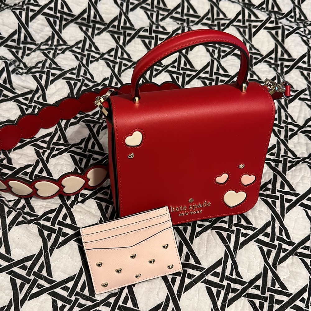 Valentine’s Day Kate Spade purse and wallet
